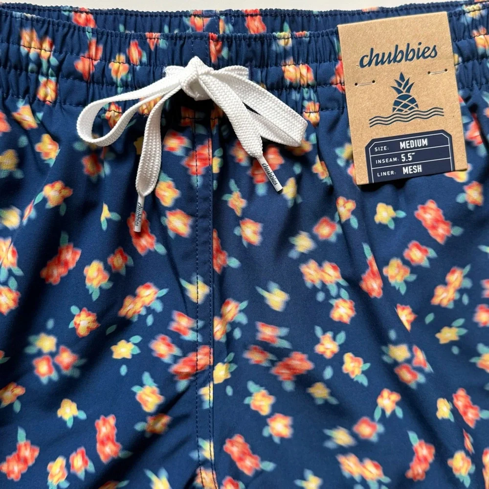 Chubbies Mens “Flowers In Motion” 5.5
